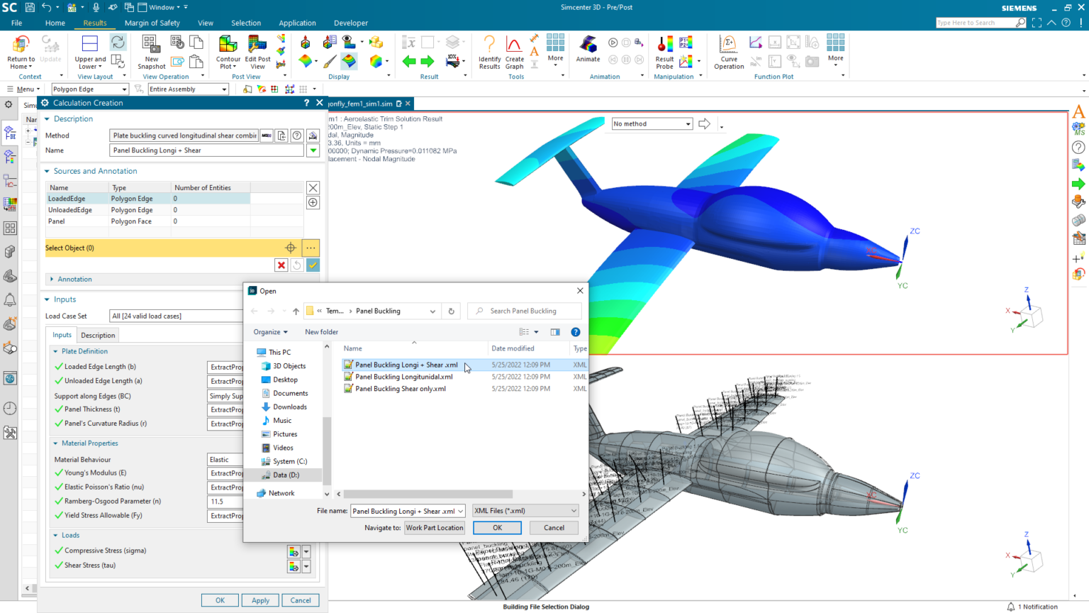 simcenter 3d aerostructures templates